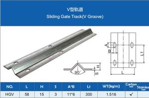 Rail <span class=keywords><strong>de</strong></span> guidage <span class=keywords><strong>de</strong></span> fond en acier inoxydable, pour le système <span class=keywords><strong>de</strong></span> roues <span class=keywords><strong>de</strong></span> <span class=keywords><strong>porte</strong></span> coulissante - Product Image 6
