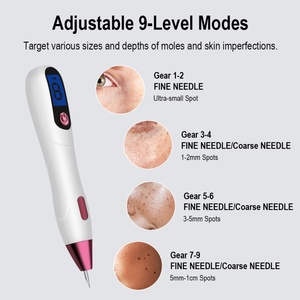 ปากกาลบรอยจุดด่างดำ ไฝ หูด กำจัดติ่งเนื้อ พร้อมจอ LCD พกพาสะดวก ชาร์จซ้ำได้ 9 ระดับความเร็ว  โลโก้สั่งทำได้ - Product Image 4