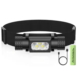 Outdoor Long Working Time Waterproof Headlamp With Led Camping Mining Head Lamp Fishing Rechargeable Headlamp Led