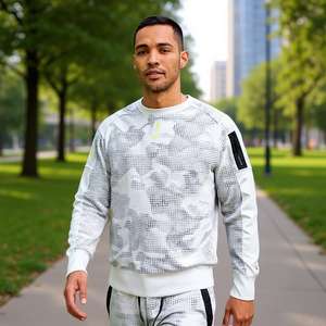 Sudadera Deportiva Nike para Hombre, Cuello Redondo, Camuflaje, Manga Larga, Material Spandex, Corte Regular, para Todas las Temporadas - Product Image 2