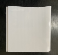6/7mm plat/rainure Blanco PVC paneles Tablila De PVC blanc PVC panneau de plafond pour la décoration de bureau à domicile