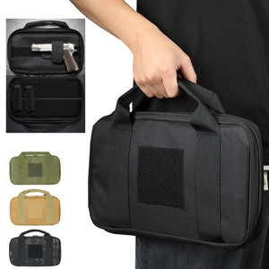 حقيبة سلاح ناري تكتيكية مزدوجة النطاق ، حقيبة لينة مبطنة مقاومة للماء مع حافظة للخطاف والحلقة لنطاق الرماية الخارجي - Product Image 2