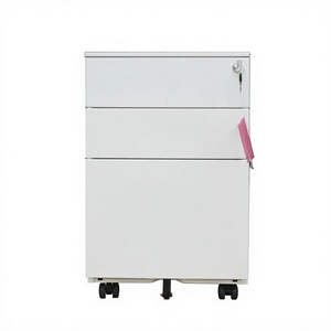 YOUBAI Modern <b>Metal</b> 3-Drawer Mobile Filing <b>Cabinet</b> <b>Lockable</b>-Design Space-Saving Durable Commercial Office Home Office School - Product Image 4