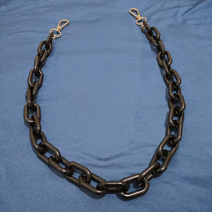 Resin Chain For <b>Pants</b> Orange Geometric Hip Hop Unisex Body Chain Daily Wear <b>Plastic</b> Material Cross Border Fashion Accessory - Product Image 4