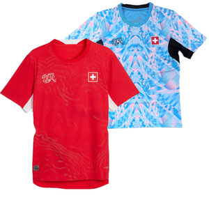 Camiseta Personalizada de la Selección Nacional de Fútbol de Suiza Versión Aficionado 2026, Embolo, Vargas, Ndoye, Manzanby - Product Image 1