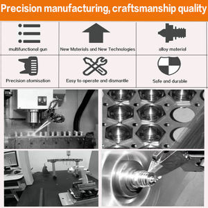 Hochpräziser Aluminium-Luftdruck regler mit Manometer für Spritzpistolen und Druckluft werkzeuge Zubehör und Teile - Product Image 6