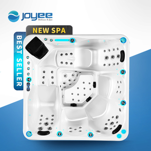 JOYEE Bain à remous extérieur Balboa importé pour jardin, en acrylique Aristech, avec fonction massage et spa - Product Image 2