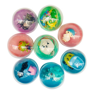 Mini 75mm kapsül oyuncaklar çoklu renkler PVC Action Figure çocuklar kızlar için partiler için klasik pençe makinesi otomat oyuncak - Product Image 3