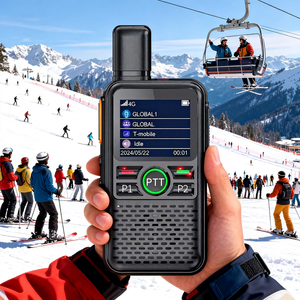 Radio bidirectionnelle BinQi BQ-V5A 4G LTE <span class=keywords><strong>Poc</strong></span>, talkie-walkie longue portée, réseau mobile portable, carte SIM, intercom PTT réel, communication mondiale - Product Image 1