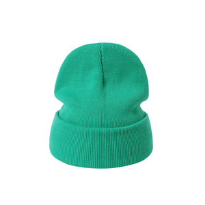 Duy nhất-cuff Mũ <span class=keywords><strong>hat</strong></span> đầu bảo vệ dệt kim Beanie 2025 thời trang Custom made giá rẻ Giá bán buôn mùa đông mặc màu rắn - Product Image 6