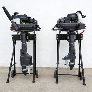 Motor marino de gasolina Joyful F6 de 6 HP, 4 tiempos, 139 cc, con control de timón y arranque manual, para embarcaciones de pesca inflables, venta al por mayor - Product Image 1