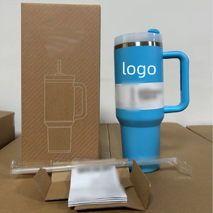 กระบอกน้ำสแตนเลส 40 ออนซ์ รุ่นอเมริกัน แบบพกพา สำหรับกิจกรรมกลางแจ้ง ความจุขนาดใหญ่ พร้อมหลอดดูดสุญญากาศ เหมาะสำหรับงานปาร์ตี้ - Product Image 5