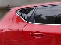 Persianas para Ventanas Traseras, Molduras Decorativas Modificadas Estilo Mustang, ABS para Nissan Tiida 2011-2015