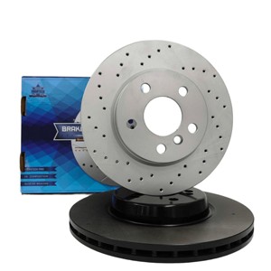Disque de frein céramique métallique de performance en gros 4G0615301AH 390 MM Rotor avant ondulé pour RS6 A6 Avant 4G5 4GD C7 - Product Image 1