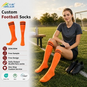 Chaussettes de Sport Hautes Épaissies en Bouclette Antidérapantes et Respirantes pour Entraînement – Modèles Adulte et Enfant pour Football (Vente en Gros) - Product Image 1