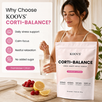 ACORN OEM Boissons en poudre sans sucre pour la gestion du cortisol, soulagement du stress et de la fatigue avec Ashwagandha, L-Théanine