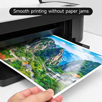 Papel Fotográfico para Inyección de Tinta, Tamaño Carta Estadounidense, 8.5 x 11 Pulgadas, 216 x 279 mm, Doble Cara, Brillante, 120 g/m² a 300 g/m²