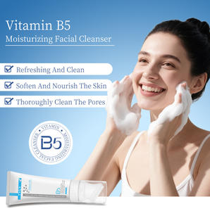 Limpiador Facial con Vitamina B5 que Proporciona Hidratación Duradera y Limpieza Profunda de la Piel del Rostro. Limpiador Facial con Aminoácidos - Product Image 5