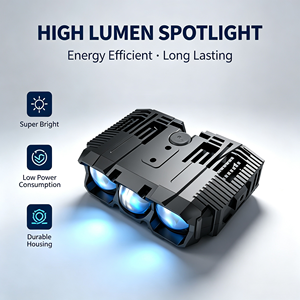 Fari Anteriori Super Luminosi KODS a Tre Lenti, Fendinebbia con Fascio Alto/Basso 80W 10000lm, Proiettore Bi-LED - Product Image 1