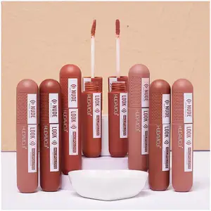 Rossetto bibir minyak Plumper labbra di alta qualità con Set di chiavi per ragazze Stick Gloss e fodera rosso chiaro lucidalabbra Private Label