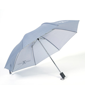 Factory Wholesale 21-Inch Two-Fold Manual Black Polyester Classic 8-Rib <b>Sunscreen</b> Advertising Umbrella Custom Logo Printing - Product Image 4