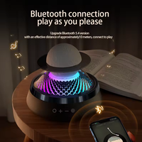 Enceinte portable intelligente sans fil avec aromathérapie, subwoofer, veilleuse et horloge, alimentée par courant continu, de la marque Voice of Berlin Colorful.