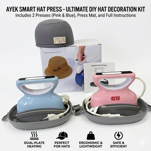 Nueva Mini Prensa de Calor para Gorras, Sombreros y Etiquetas |   Impresora de Sublimación Portátil Pequeña, para Manualidades, Negocios en Casa, Transferencia de Calor - Product Image 2