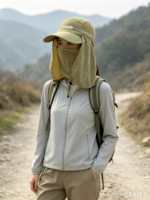 Chapeau de soleil unisexe OEM avec protection UV, rabat de cou détachable, respirant, pour la pêche en extérieur