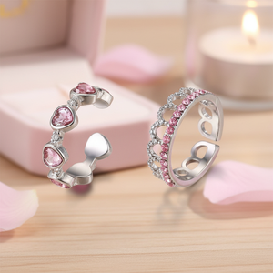 Vendita calda Trending corona minimalista anelli regolabili per le donne romantico intarsio impostazione carino gioielli di moda per le ragazze all'ingrosso - Product Image 3