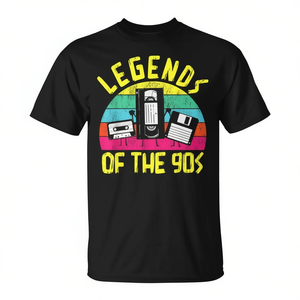Camiseta con diseño de cassette retro vintage de los años 90, Legends Of The 90s - Product Image 2