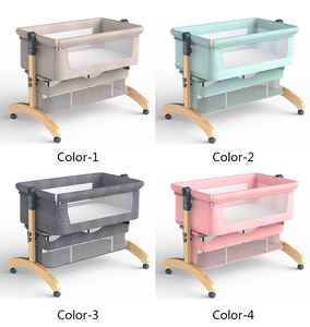 Cuna de Madera Multifuncional para Bebés OEM/ODM / Cuna de Diseño Moderno para Colocar Junto a la Cama / Cuna Mecedora para Bebés - Product Image 6