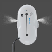 Robot nettoyeur de vitres OEM à double buse avec moteur sans balais et télécommande 2.4G