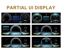 Panel de Instrumentos Digital QLED Linux de 12.3 Pulgadas, 1920*720 LCD, Velocímetro para Mercedes Benz Clase C X253 GLC W205