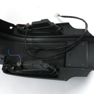 Guardabarros trasero para motocicleta <span class=keywords><strong>Harley</strong></span> <span class=keywords><strong>Davidson</strong></span>, accesorio de doble corte con luz CVO, para 2009-2019 - Product Image 6