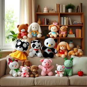 Manufacturer's New 8-inch <b>Claw</b> <b>Machine</b> Doll Plush Toy Wedding Giveaway Event Gift Wholesale - Product Image 1