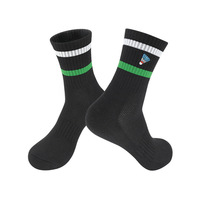 Chaussettes de sport de haute qualité, respirantes, chaussettes de football professionnelles, rayées, en coton, chaussettes de sport pour hommes