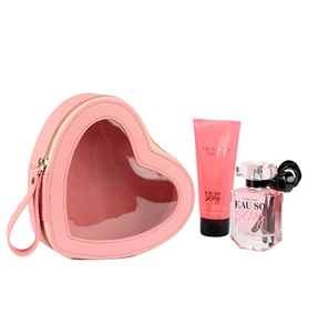 Ingrosso a forma di cuore Custom chiusura con cerniera grandi custodie olografiche alla moda per rossetto regalo per ragazze borsa trucco cosmetico - Product Image 2