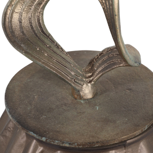 Vaso moderno in vetro con coperchio in metallo, vaso decorativo per fiori, per soggiorno, camera da letto, ufficio, decorazioni per la casa - Product Image 6