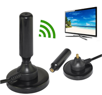 Antena de TV Digital para Interiores de Alta Ganancia 25Dbi con Amplificador DAS para Canales Gratuitos HDTV