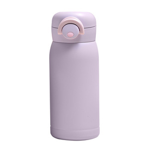 Stainless Steel Thermos Cup Mini Lightweight Portable For Students School Use Lavender Purple Ivory Colors - Product Image 3