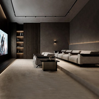 Canapé inclinable moderne en cuir 3 places Electrique Luxe Cinéma Chaise inclinable Électrique Home Cinéma Salle Ensemble de meubles