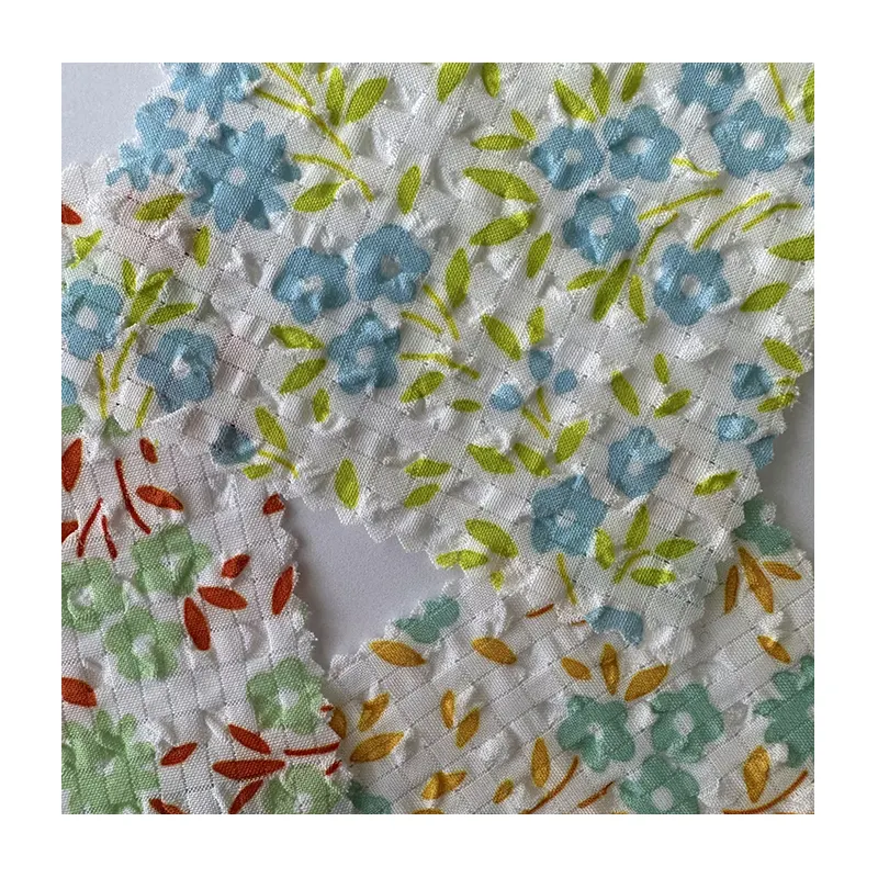 RIGU Textiles Imitierte Seide Weiches Polyester Italienischer Chiffon Digitaldruck Blumen stoff