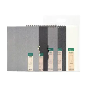 Poly bag /Spiral/Hard cover 120g 160g stationery blank page sketch paper with fine grained texture