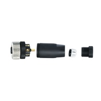 Chine Fournisseur M12 Connecteur a B C D Codé Droite PG7 Sortie Femelle Connecteur Circulaire IP67 3/4/5/6/8/12 Broches Connecteur