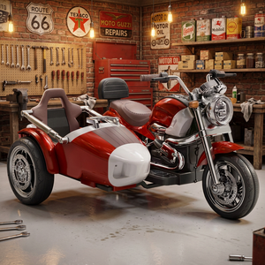 <span class=keywords><strong>Moto</strong></span> à 3 roues avec side-car, voiture électrique pour enfants <span class=keywords><strong>de</strong></span> 2 à 4 ans, alimentée par batterie 24V - Product Image 3