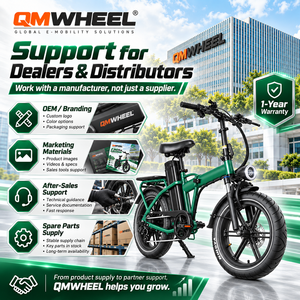 จักรยานไฟฟ้า QMWHEEL F30 Pro UK Stock E Bike จักรยานวิบากไฟฟ้า ขนาด 20 นิ้ว พับได้ 250W 48V 45Ah ระยะทางไกล ขายส่ง - Product Image 3