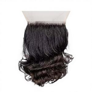 Peluca de Cabello Humano HD de 40 Pulgadas, Pre-Pluck, 13x4 13*6, con Ondas Sueltas Profundas y Ondas Naturales, Negra, para Mujeres Indias - Product Image 1