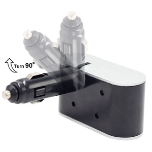 Allume-cigare de <span class=keywords><strong>voiture</strong></span> USB double 3.1A base femelle un point et deux trous de <span class=keywords><strong>cigarette</strong></span> légers un à deux chargeur multifonction de <span class=keywords><strong>voiture</strong></span> - Product Image 4