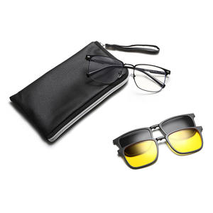 Nuevas gafas de sol polarizadas de acero inoxidable para hombre, montura cuadrada, protección UV400 para conducir, pescar, viajar, moda - Product Image 1