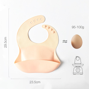 Vente en gros de bavoirs pour bébés en silicone anti-fuite, ODM/OEM, lavables au lave-vaisselle, sans BPA, bavoirs d'alimentation en silicone - Product Image 2